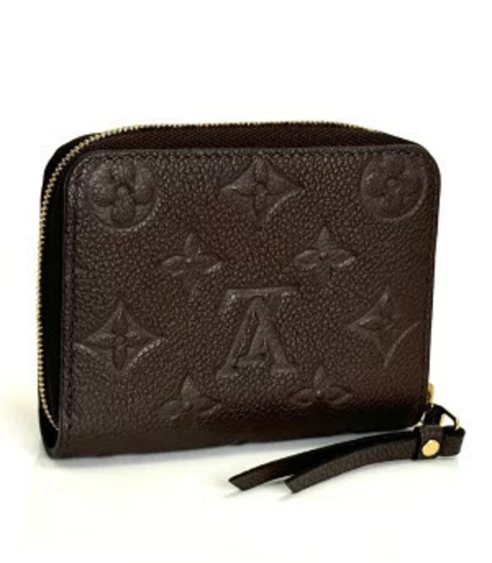 Louis Vuitton Empreinte Terre Zippy Case Coin Monogram Wallet Brown